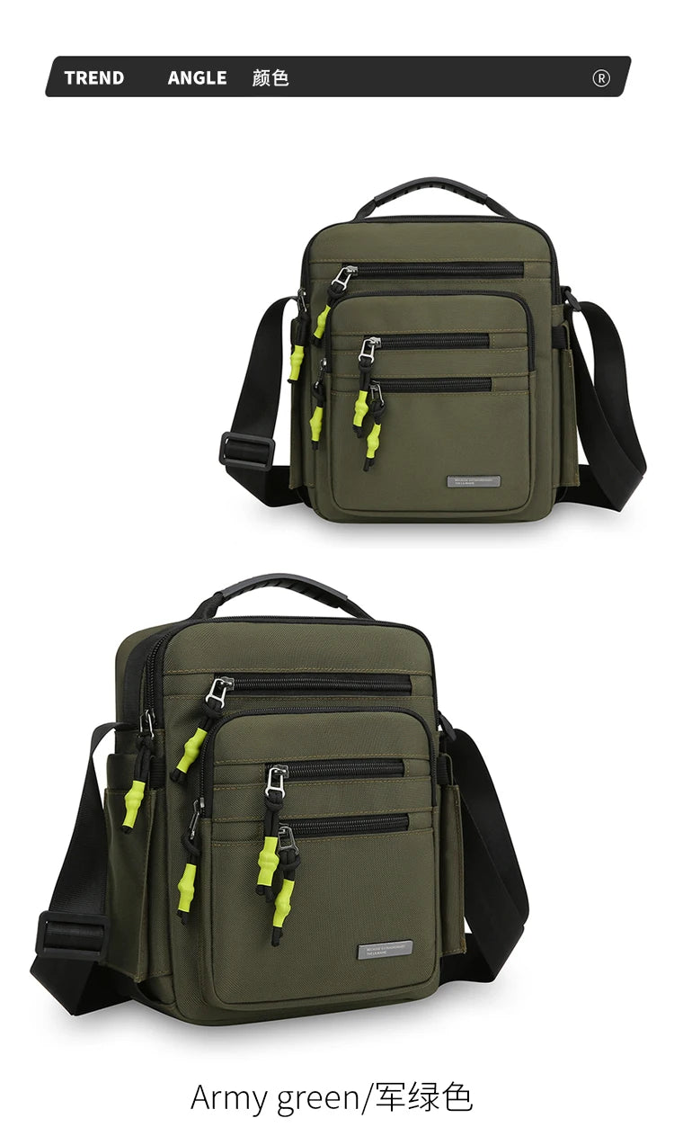 Bandolera de viaje multifuncional para hombre | Elegante y duradera