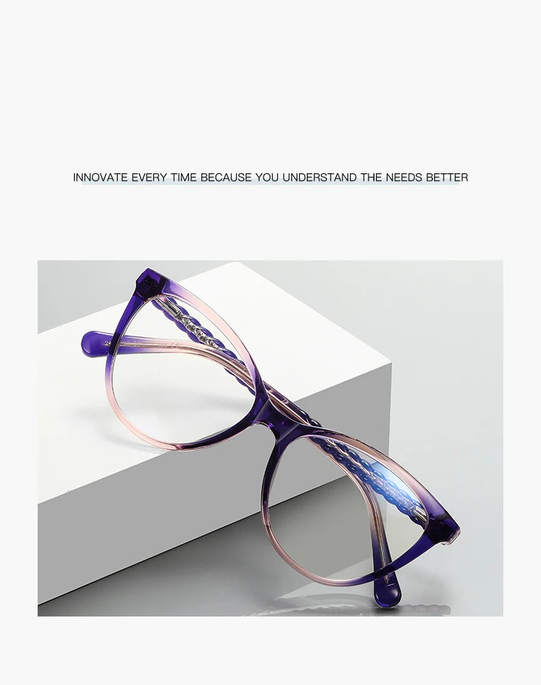 Stylish Square Prescription Glasses for Women | Adaptive Lenses