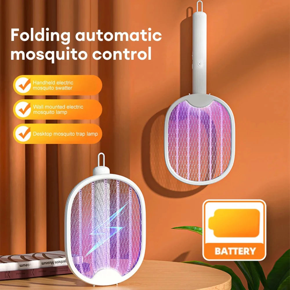 Foldable Electric Mosquito Killer | USB Rechargeable Bug Zapper