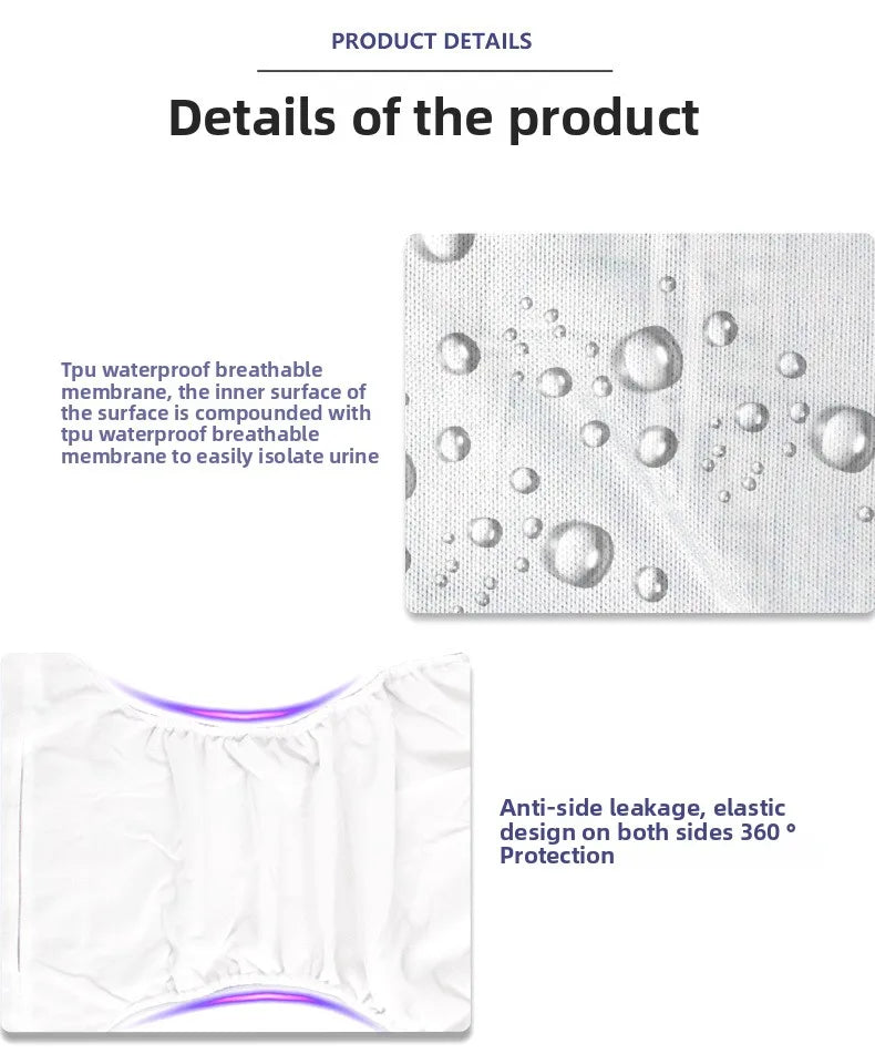 Washable Adult Cloth Diapers | Reusable, Waterproof & Anti-Leak