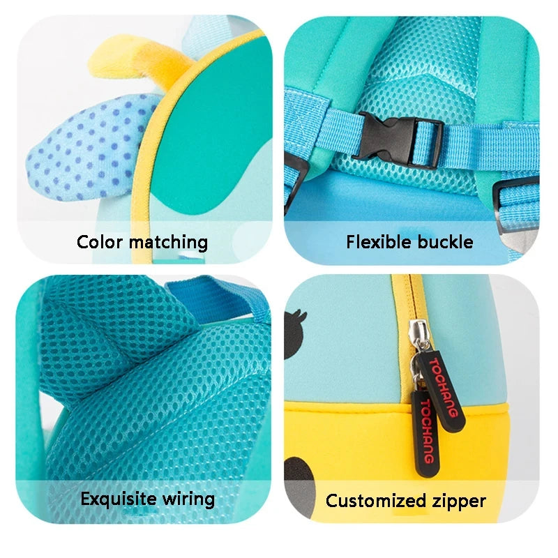 Stylish 3D Animal Kids Backpack | Perfect for School & Play