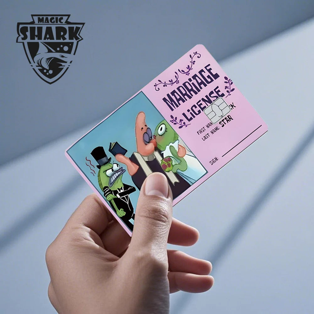 Cartoon Waterproof Skin Cover Sticker for Credit and Debit Cards
