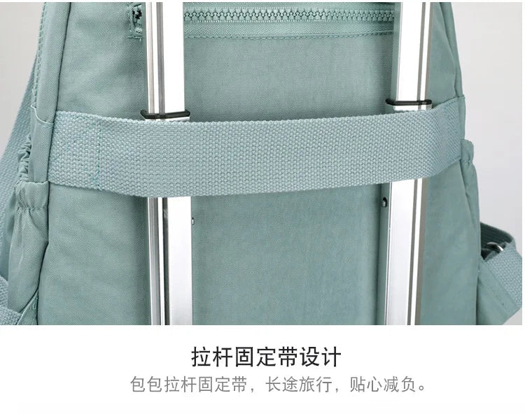 Women's Nylon Oxford Backpack | Stylish Small Rucksack
