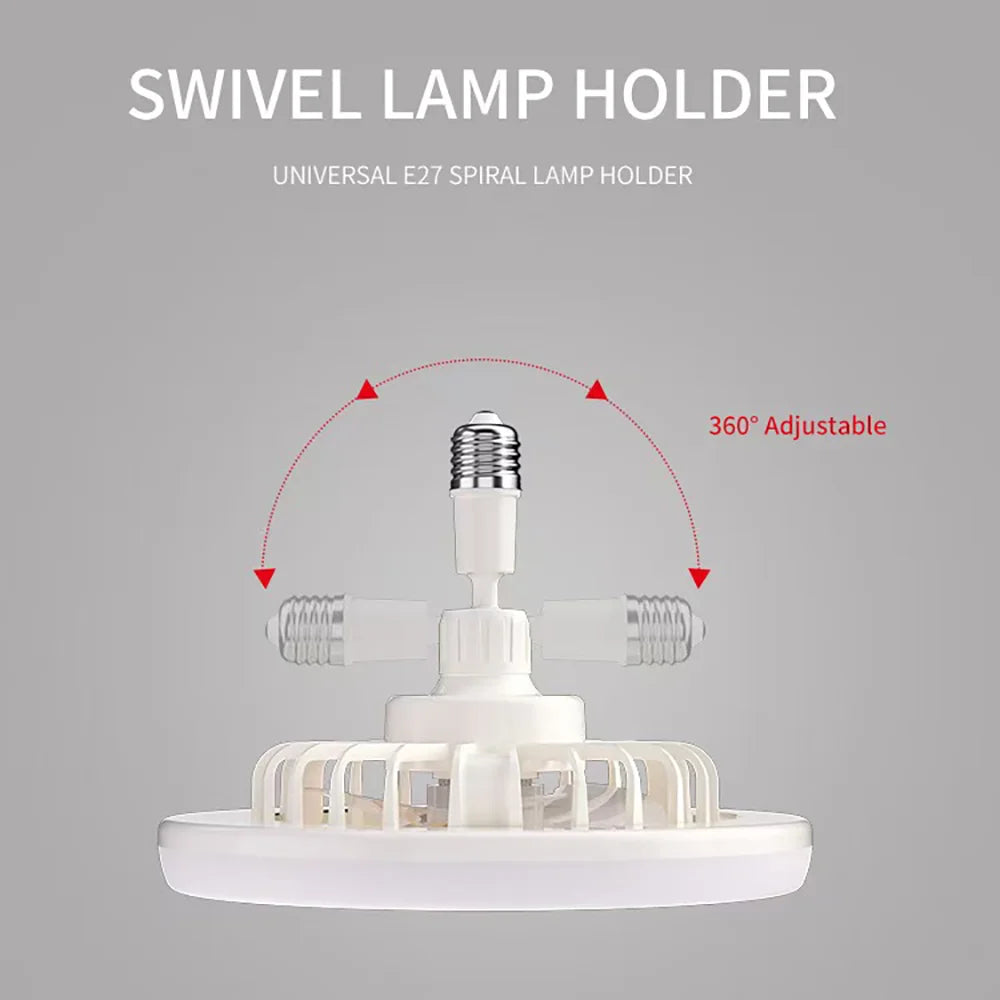 Rotatable 3in1 Ceiling Fan with Remote Control Lighting