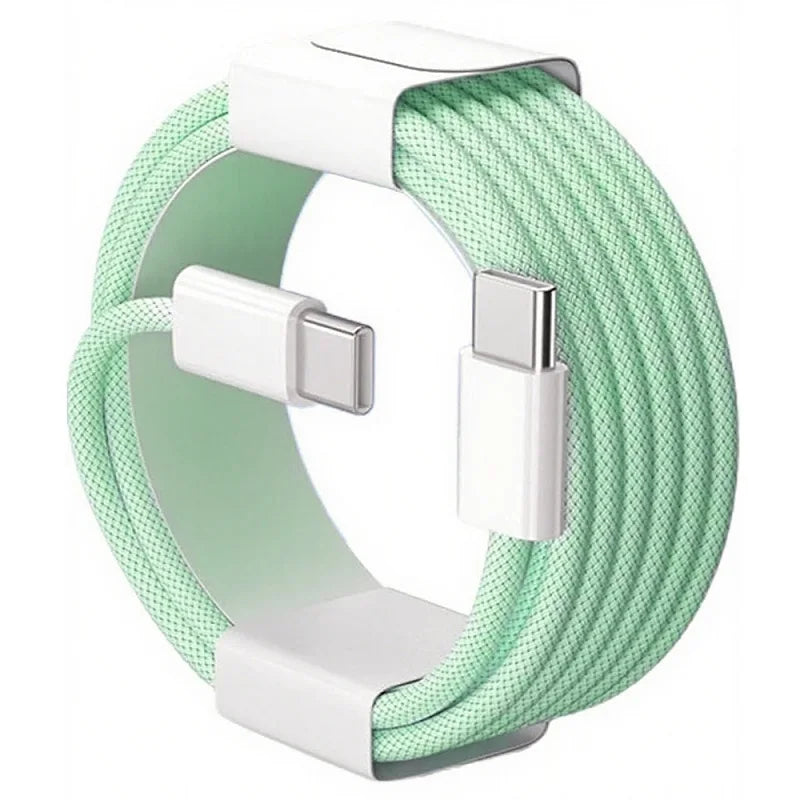 60W USB-C Fast Charger Cable | Nylon Braided Data Transfer
