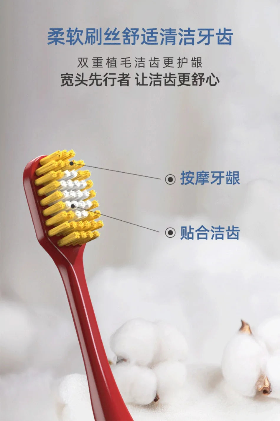 10pcs Ultra Soft Toothbrushes for Adults | Orthodontic Oral Care