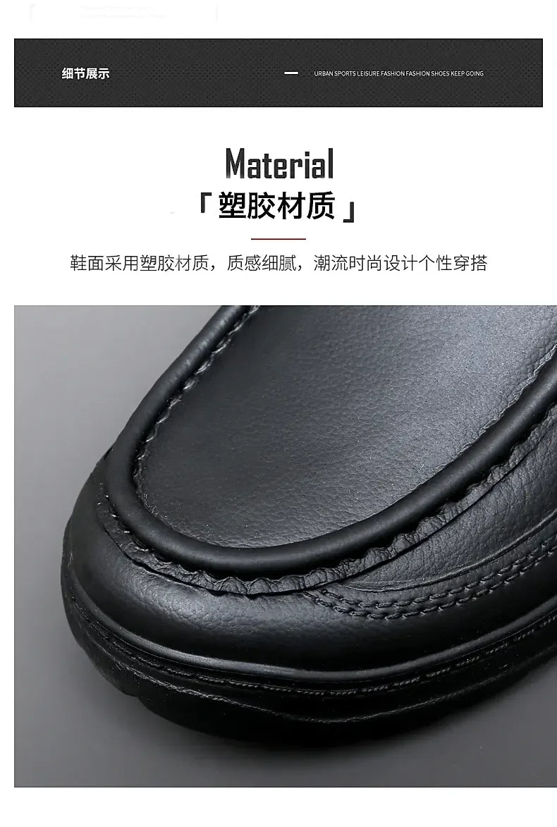 Men’s Waterproof Winter Work Slippers | Warm Anti-Slip Casual Shoes