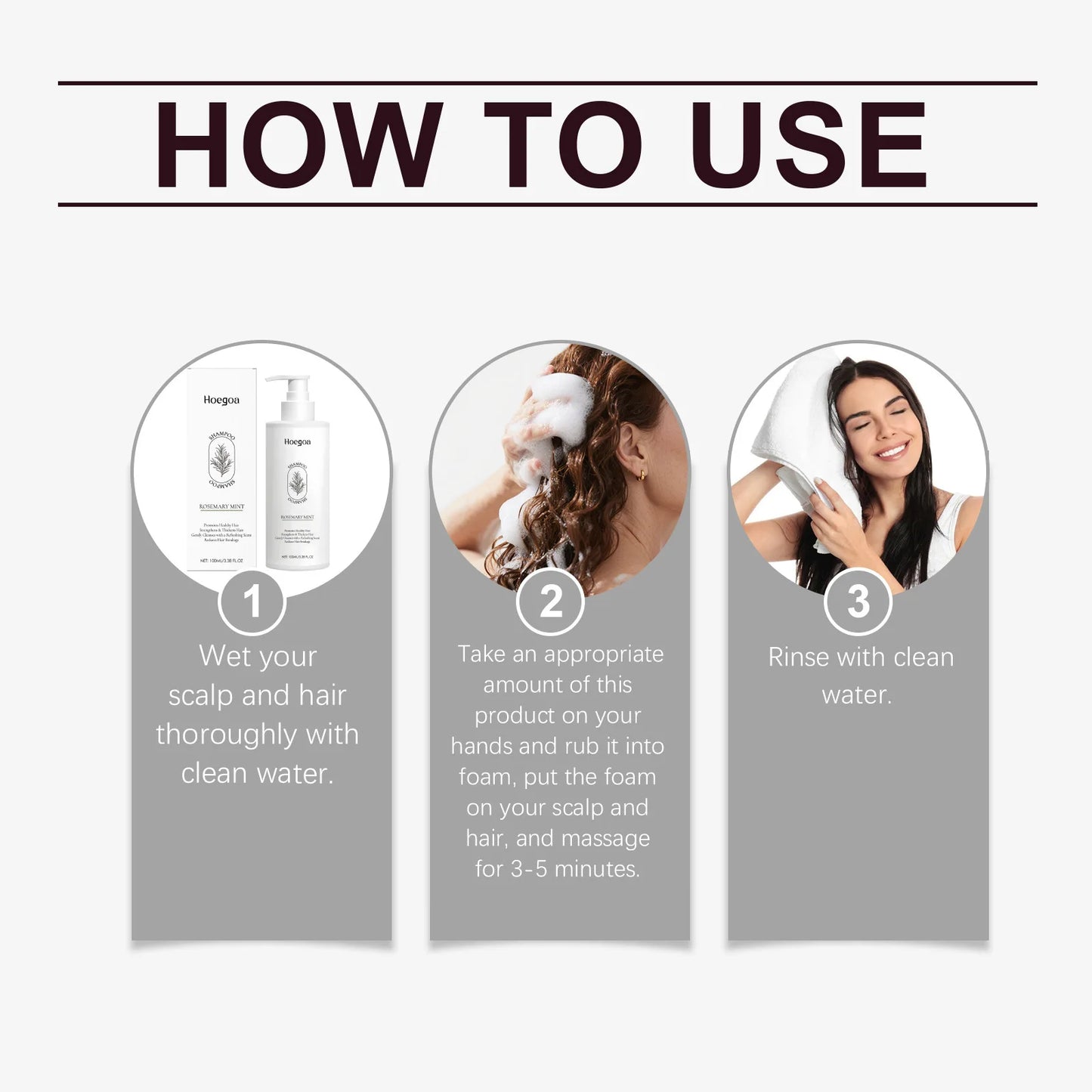 Rosemary & Mint Shampoo | Enhance Shine & Volumize Hair