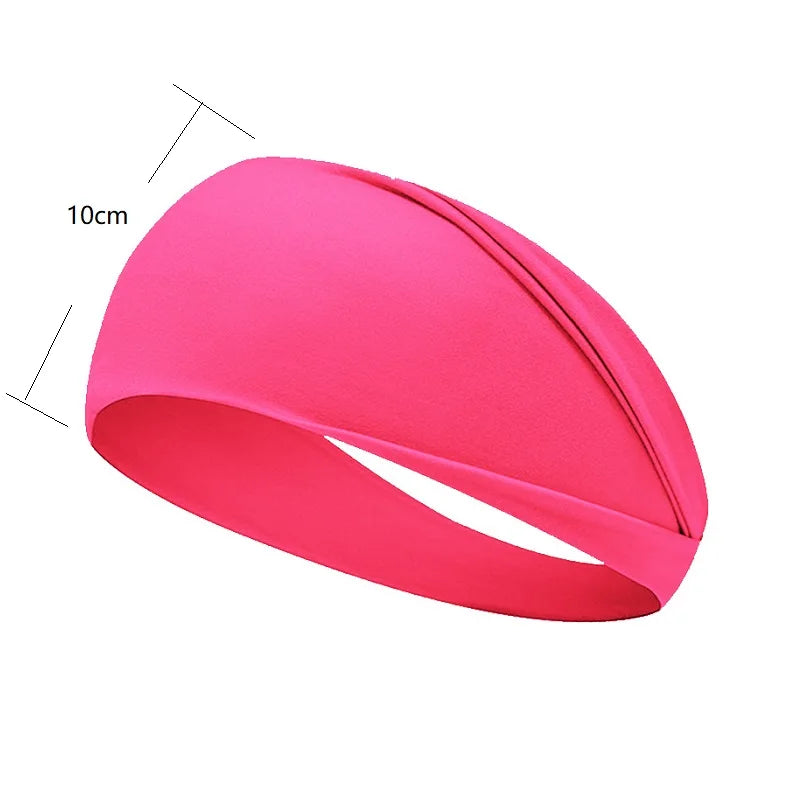 Fluorescent Sport Headband | Sweat-Absorbing Yoga Hairband
