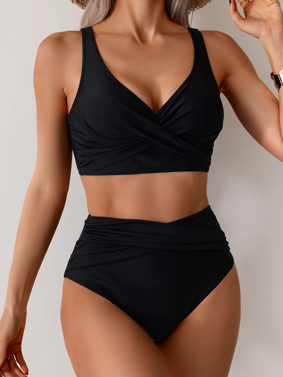 Stylish High Waist Bikini Set for Women | Perfect Beach Swimwear