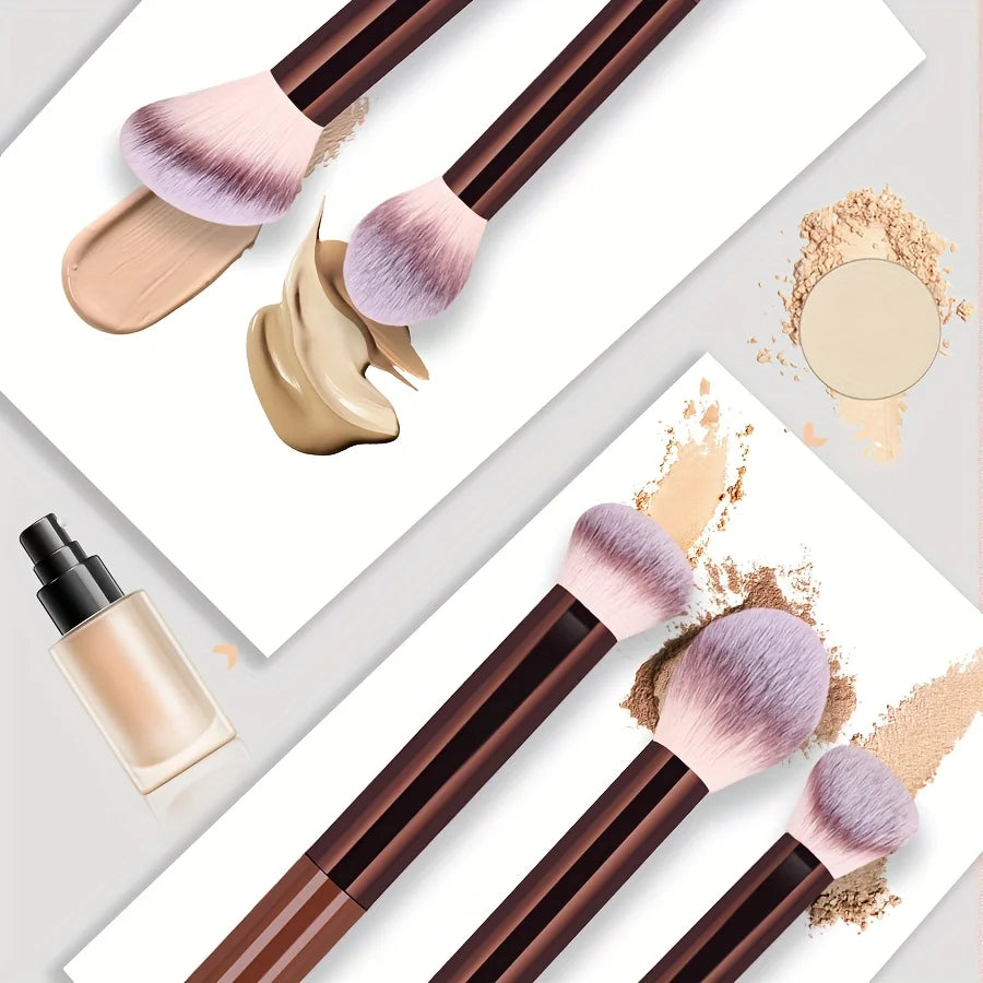 15-Piece Makeup Brush Set for Flawless Application