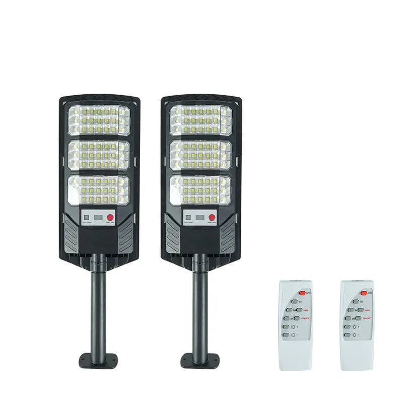 Potente foco LED solar con sensor de movimiento | Iluminación brillante