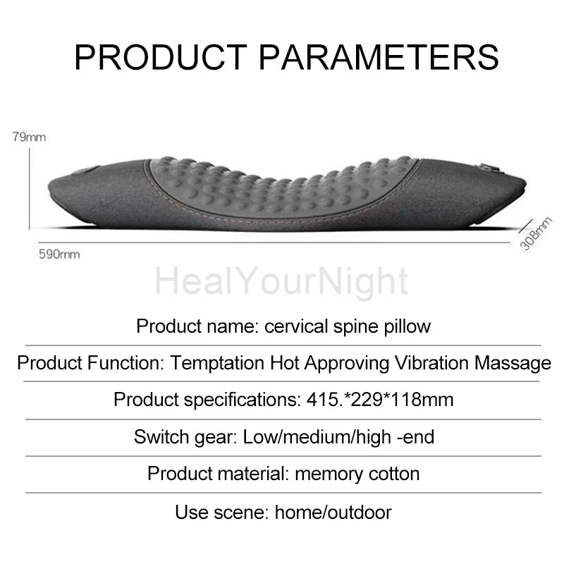 Electric Massage Waist Pillow | Ultimate Comfort & Pain Relief