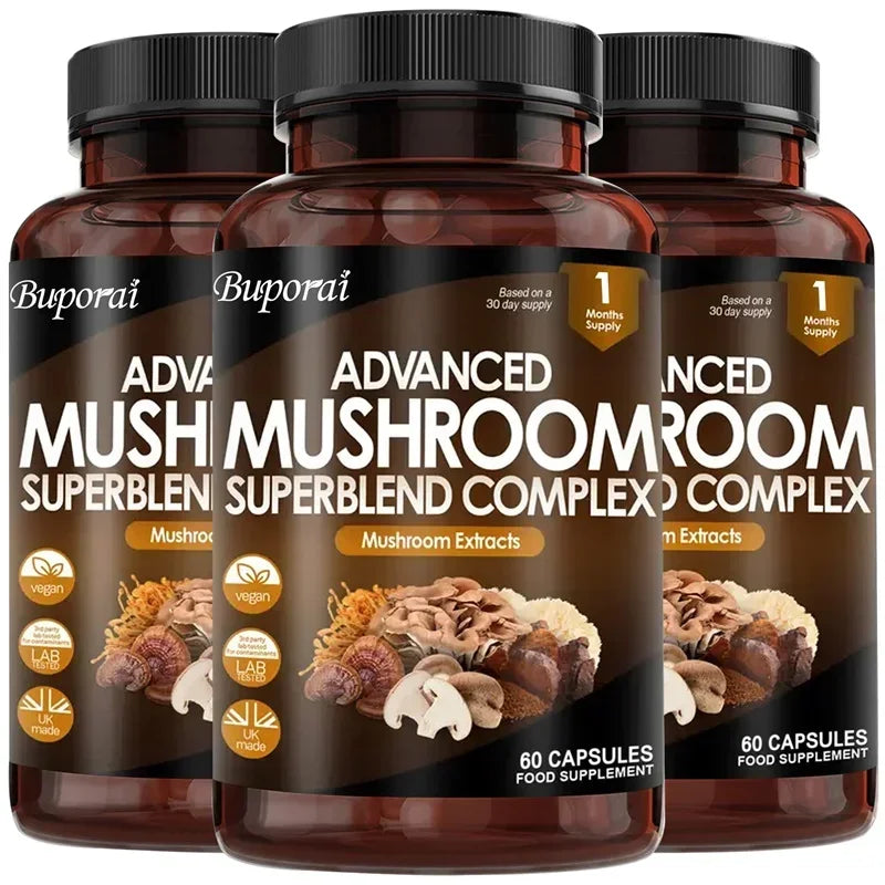 Mushroom Super Blend Complex for Brain & Immune Support
