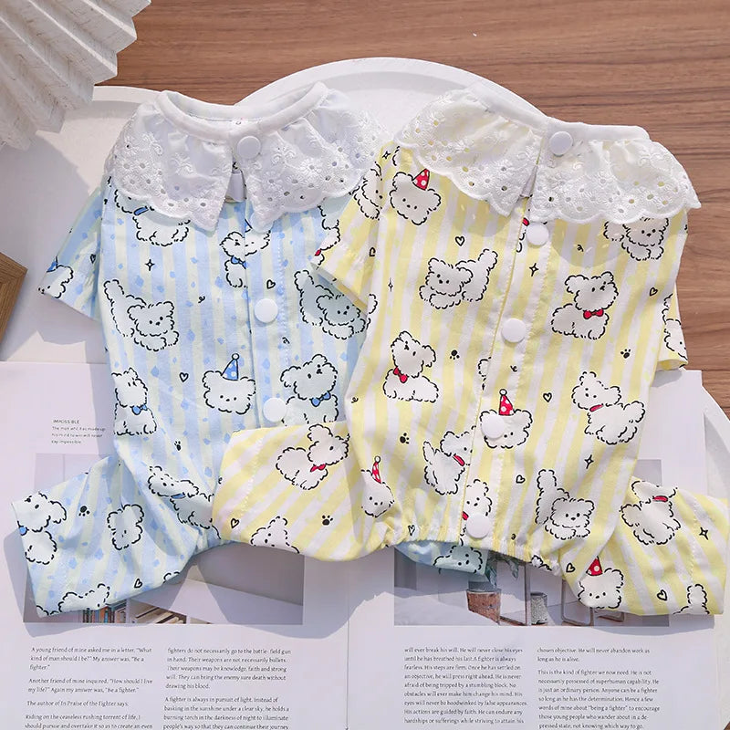 Adorable Spring & Summer Dog Jumpsuit | Perfect for Small Breeds