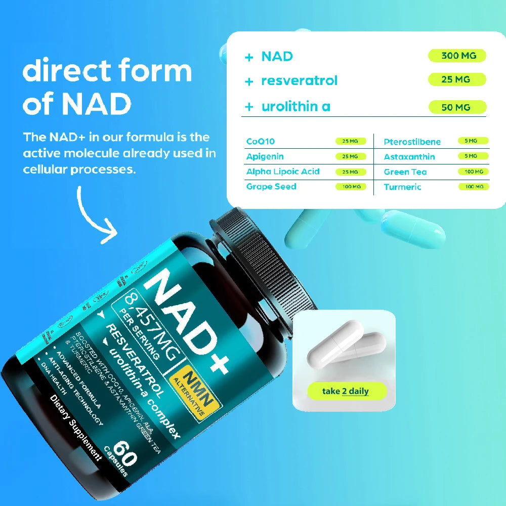 Liposomal NAD+ Supplement | Advanced Energy & Longevity Booster