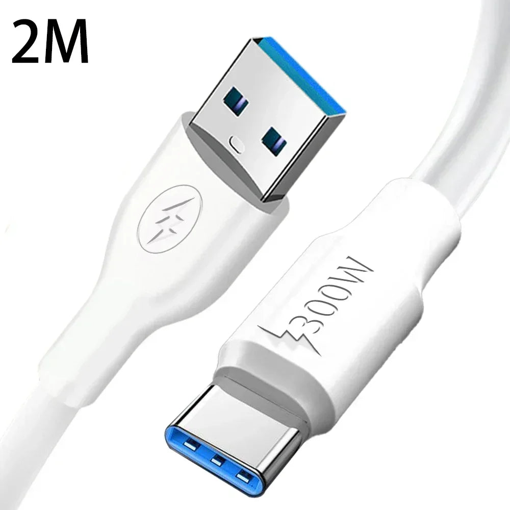 300W Super Fast Charging USB Type C Data Cable | Universal Compatibility