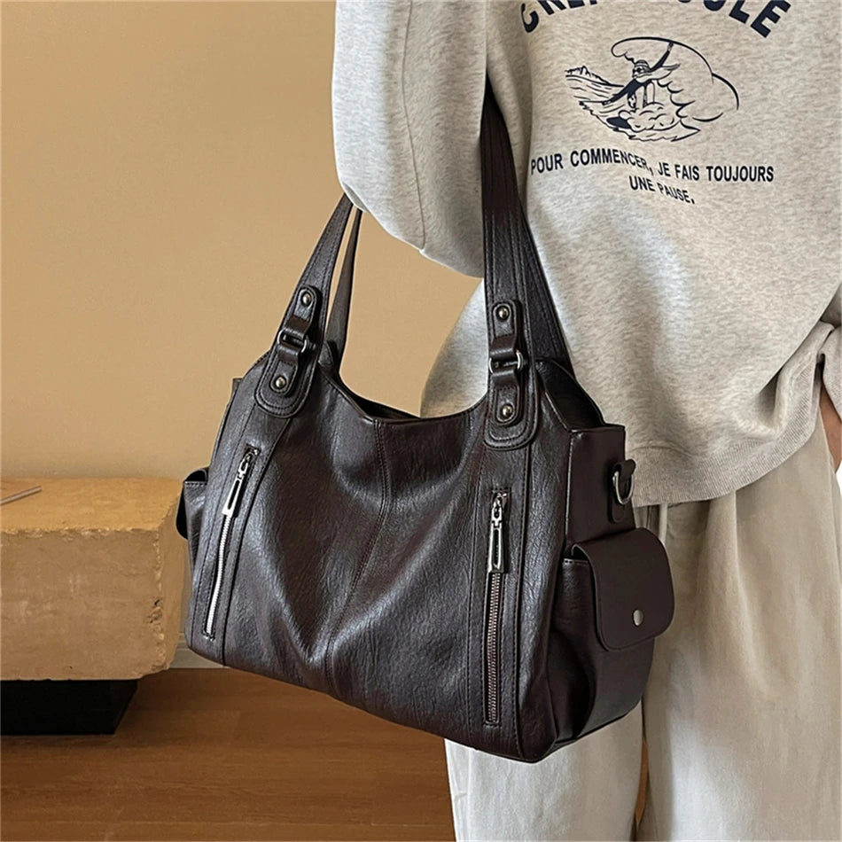 Stylish Large Capacity Shoulder Handbag | Versatile Tote Bag for Women