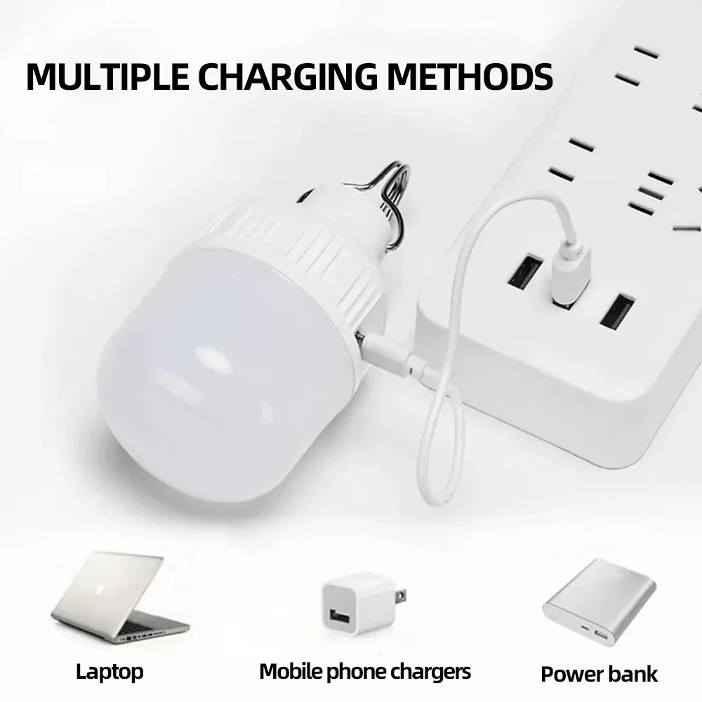 Linterna LED portátil para camping | Luz de emergencia recargable