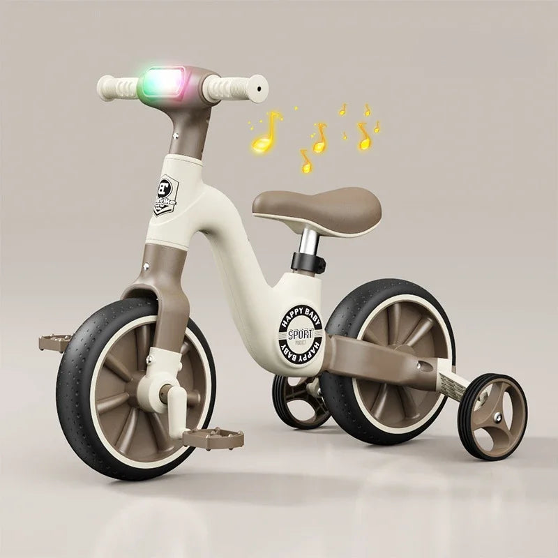 2-in-1 Children's Balance Bike with Music & Lighting | Fun Baby Walker
