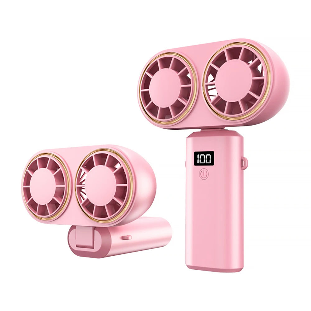 Portable Handheld Turbo Fan | 3 Speed Battery Operated Mini Fan