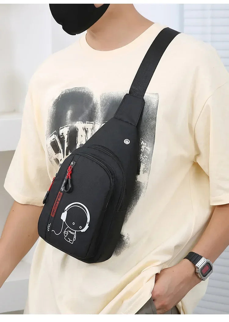 Stylish Casual Chest Bag for Men | Versatile Crossbody Backpack
