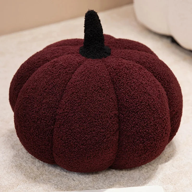 Halloween Pumpkin Plush Pillow | Cozy Decorative Cushion for Fall