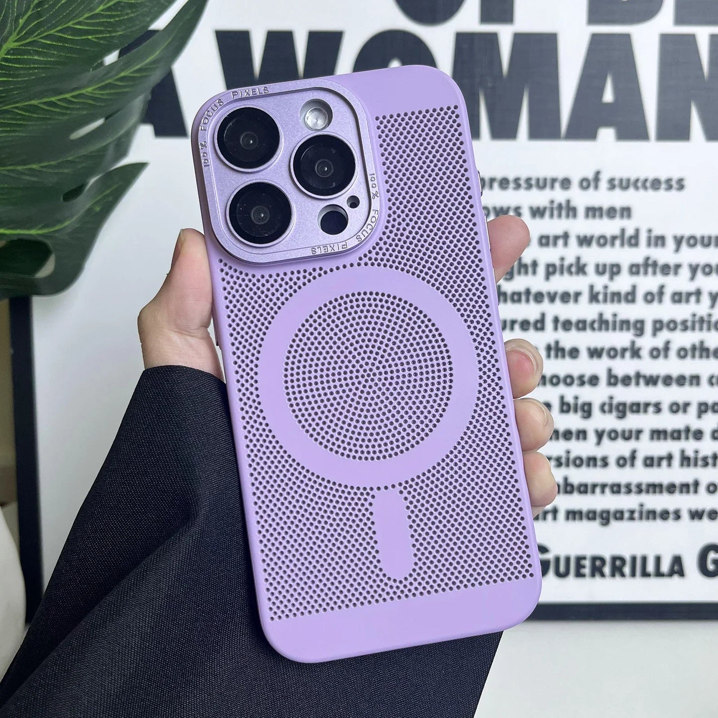 Funda de lujo mate para teléfono con disipación de calor | Protectora y elegante