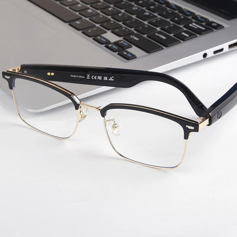 Smart Glasses with Color-Changing Lenses & Bluetooth Audio
