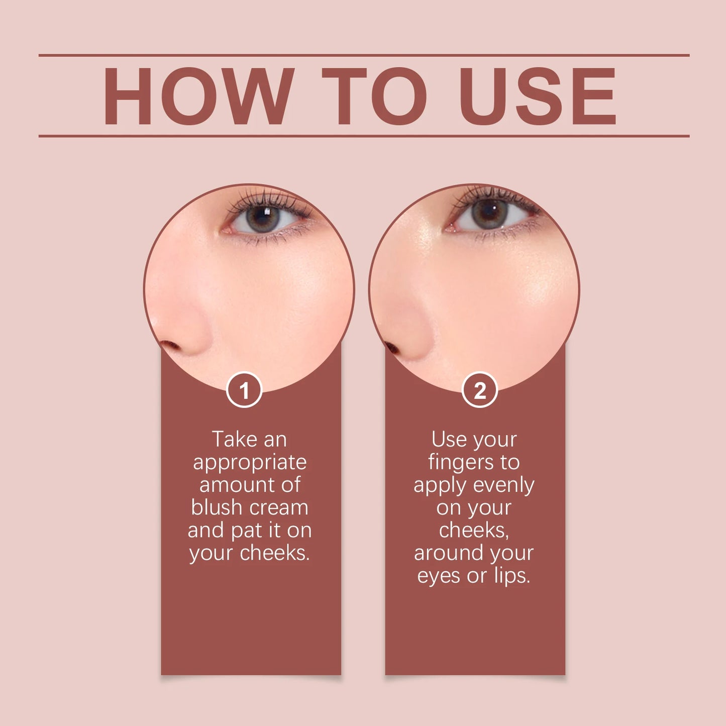 Highly Pigmented Blush Cream | Long-Lasting, Smudge-Proof Makeup