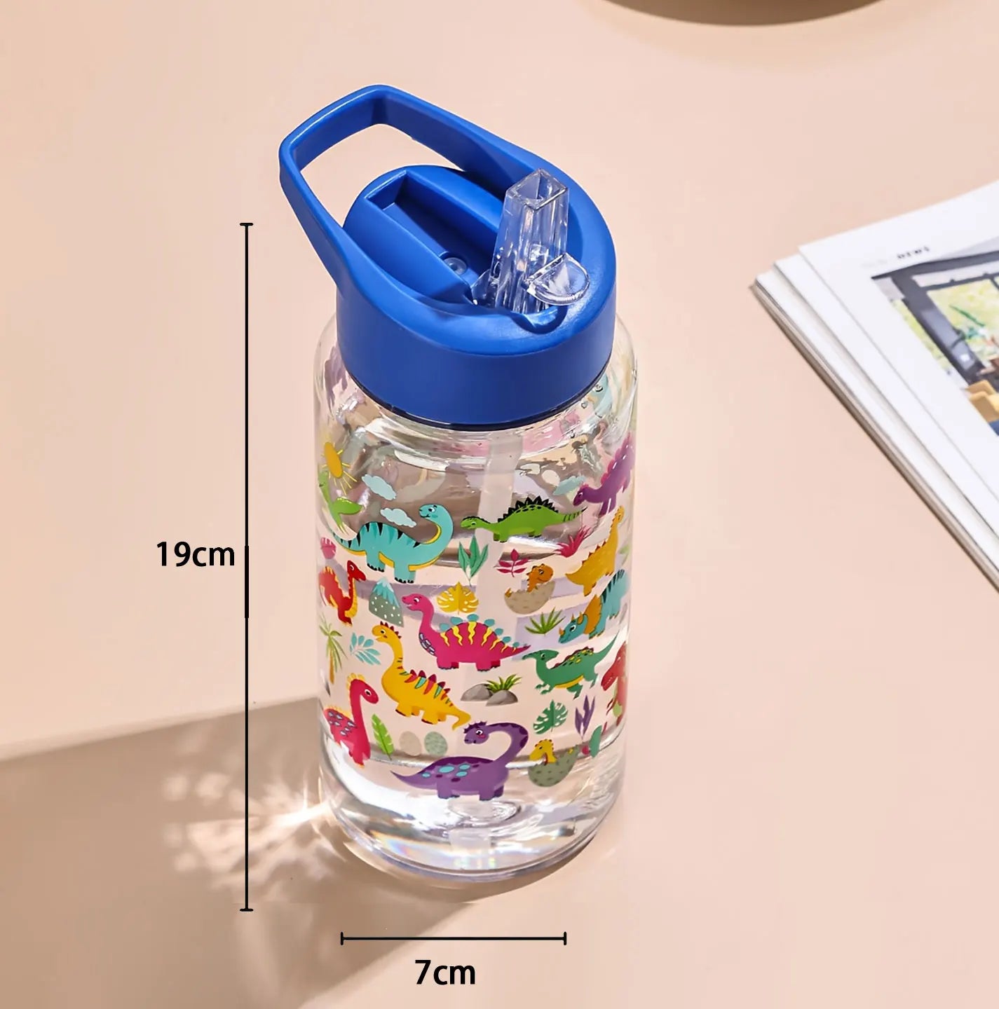 Cute Dinosaur Ice Cream Water Bottle | Portable and Fun for Outdoors