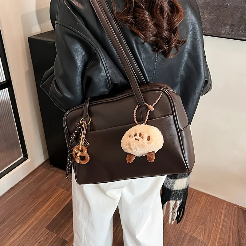 Women's Vintage Korean Style Convertible Shoulder Bag | Chic Accessory