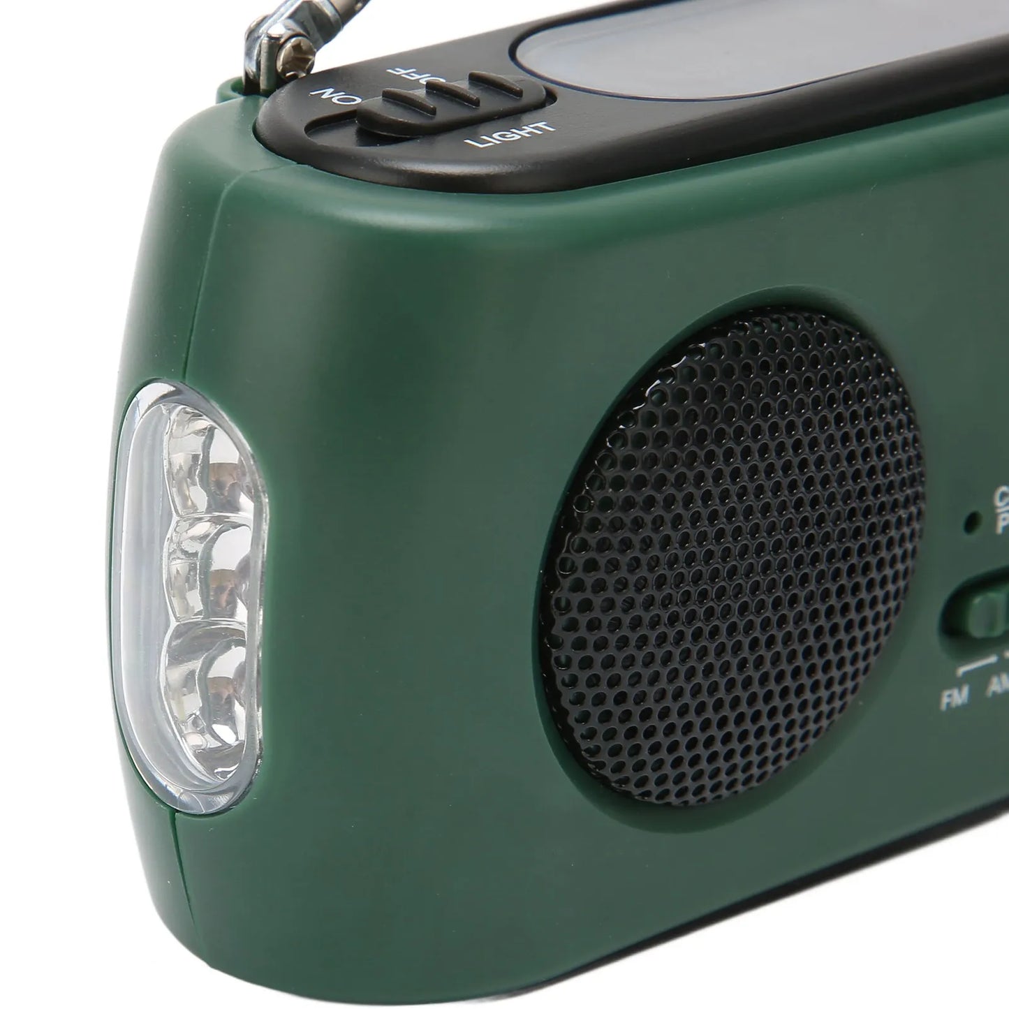 Portable Hand Crank Weather Radio with LED Torch | Multi-Band