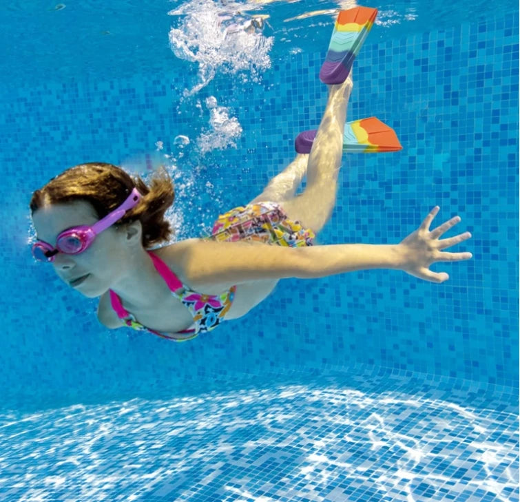 Versatile Silicone Swim Fins for Kids & Adults | Ideal for Beginners