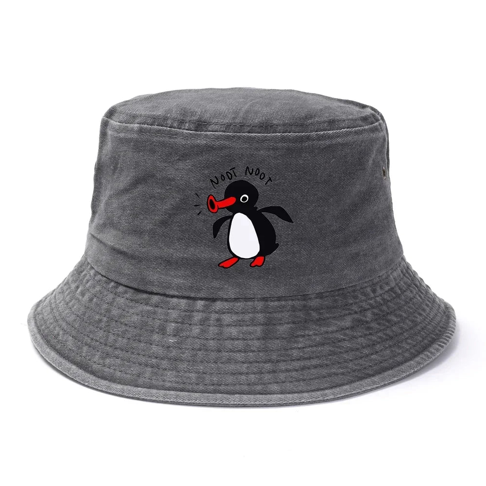 Reversible Summer Penguin Bucket Hat for Men & Women | Sun Protection