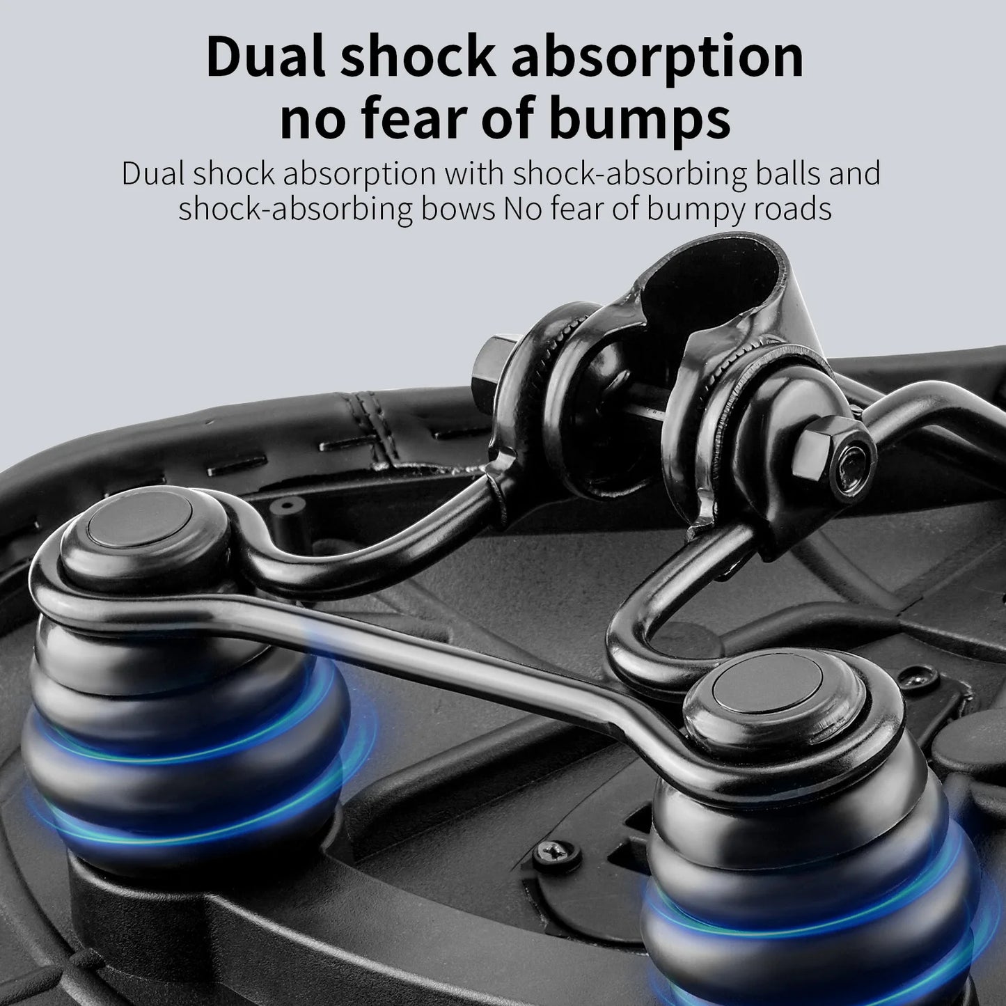Universal Soft Bicycle Saddle - Shock Absorbing & Waterproof Cushion