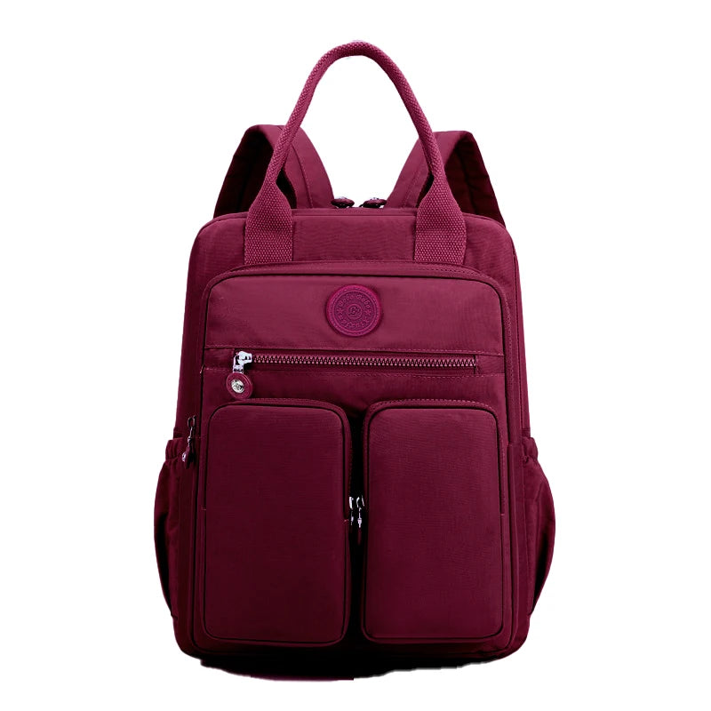 Stylish Multi-Pocket Waterproof Backpack for Women | Travel & School