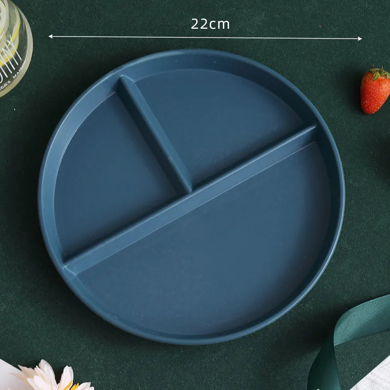 Divided Breakfast Plate | Healthy Diet Plastic Meal Plate