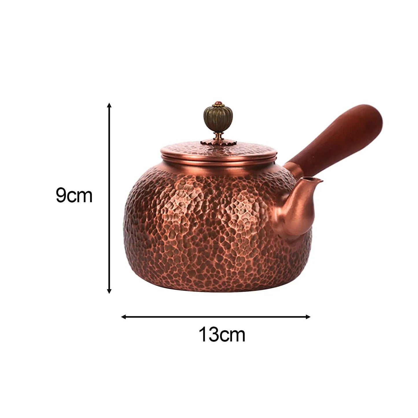 Handcrafted Copper Teapot | Retro Stovetop Teapot for Tea Lovers