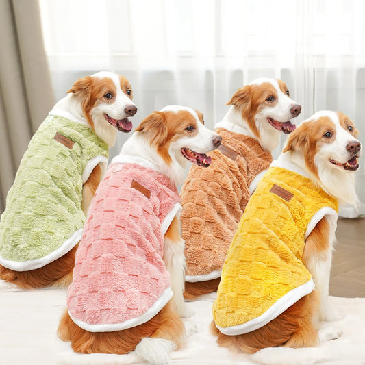 Suéter de invierno cómodo para perros grandes | Ropa abrigada para mascotas