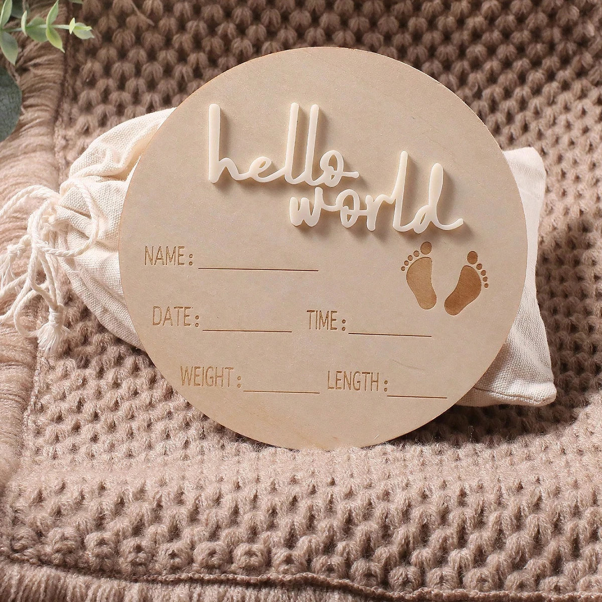 Newborn Baby Photo Props | Cute Wooden Photography Ideas