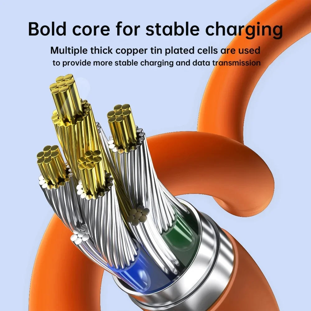 120W Fast Charging USB C Cable with Digital Display | Quick Charge Cord