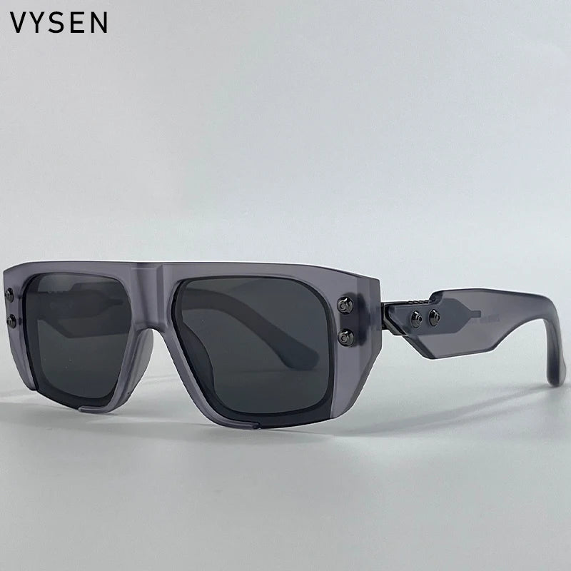 Polarized Steampunk Square Sunglasses for Men | Trendy Fashion Eyewear