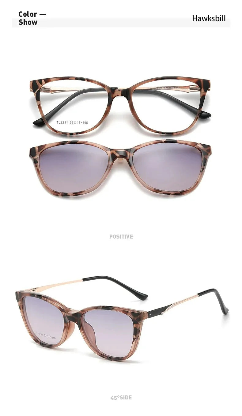 Multifunctional Cat Eye Polarized Sunglasses for Women | Customizable Lenses 2026