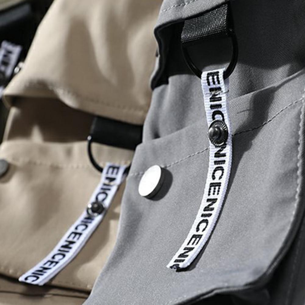 Men's Summer Cargo Shorts with Elastic Waist and Pockets