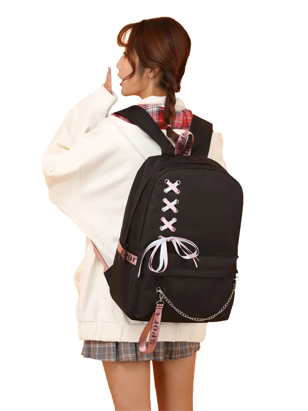 Adorable 3D Panda School Bag Set for Teens | Stylish & Practical