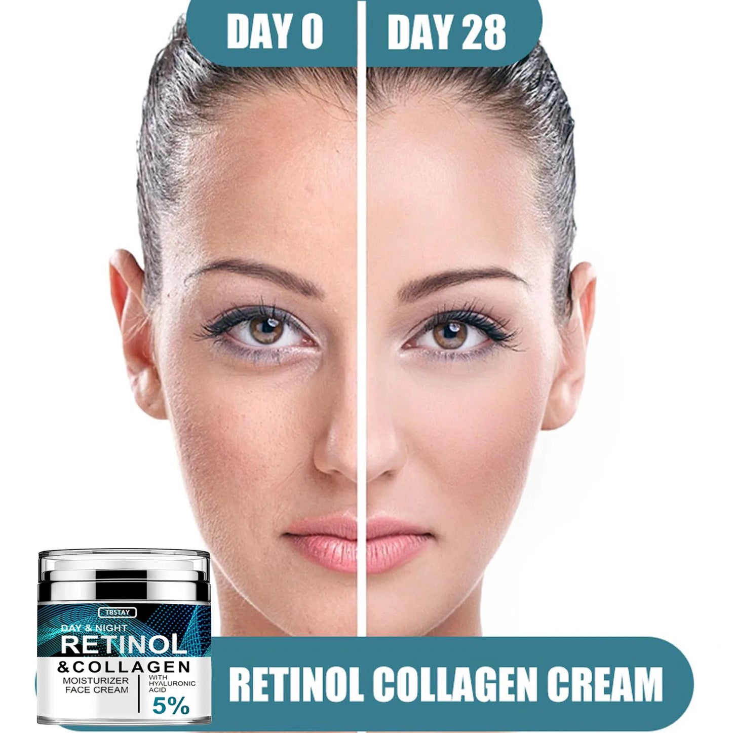 Collagen Retinol Hyaluronic Acid Cream | Anti-Aging Skin Care