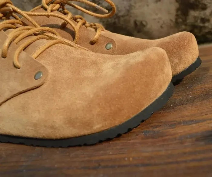 Handmade Genuine Leather High Top Women's Shoes | Stylish Casual Footwear