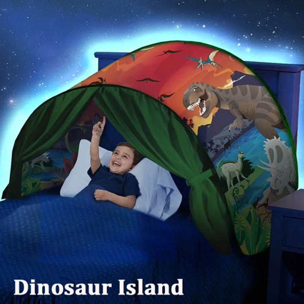 Dream Tent with Light Show for Kids | Foldable Bed Tent