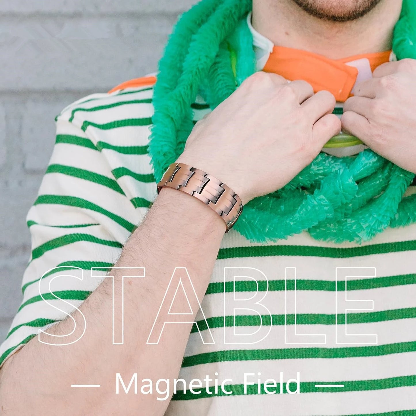 Magnetic Pure Copper Men's Bracelet | Stylish Health Benefits